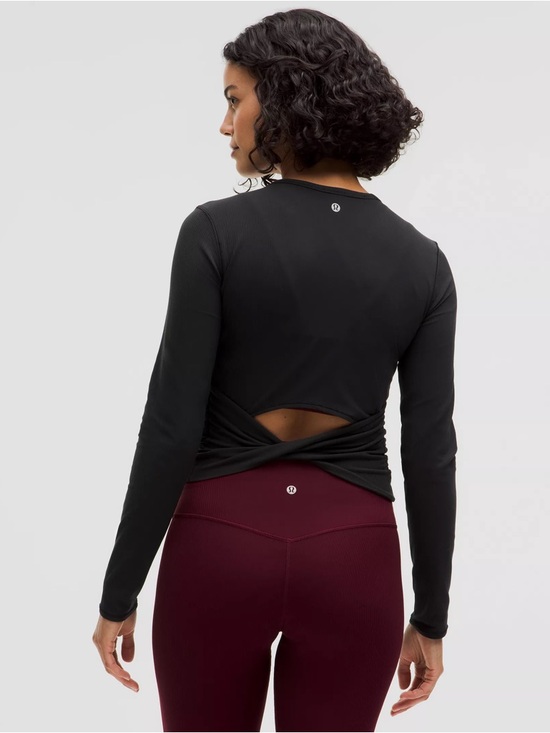 lululemon athletica Tops - New All It Takes Back-Twist Rib Long Sleeve Shirt